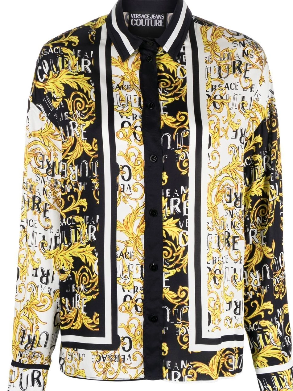 blouse print Barocco Women Couture Versace Jeans 0713